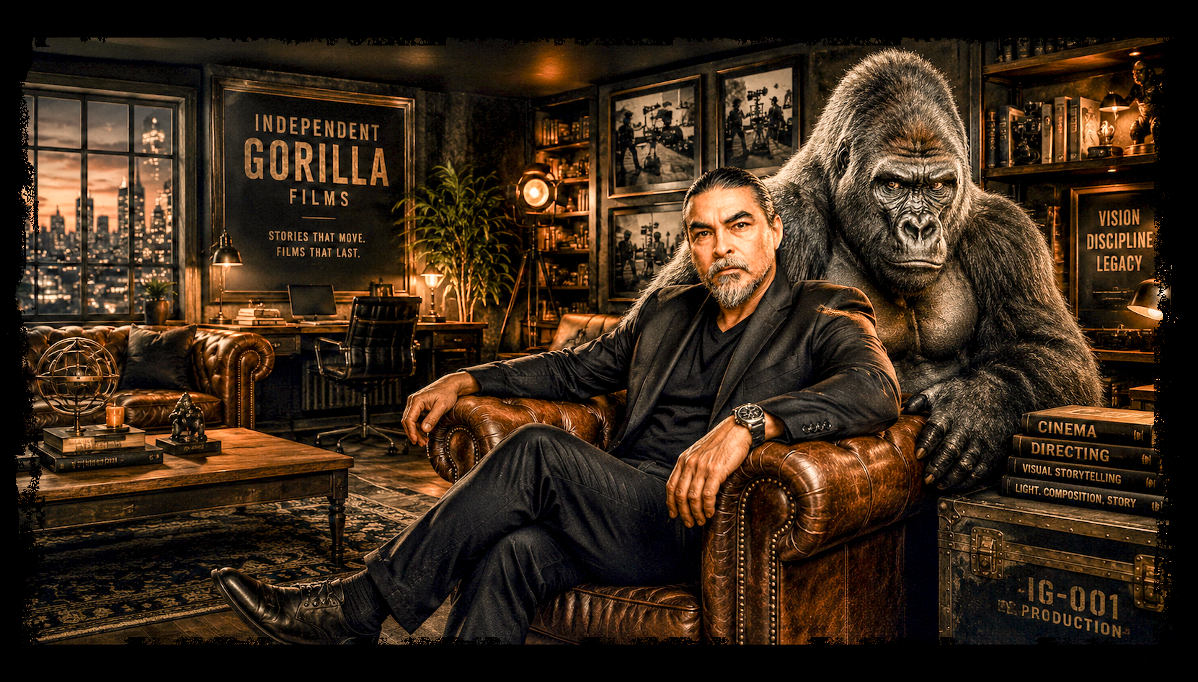 In the gorilla office