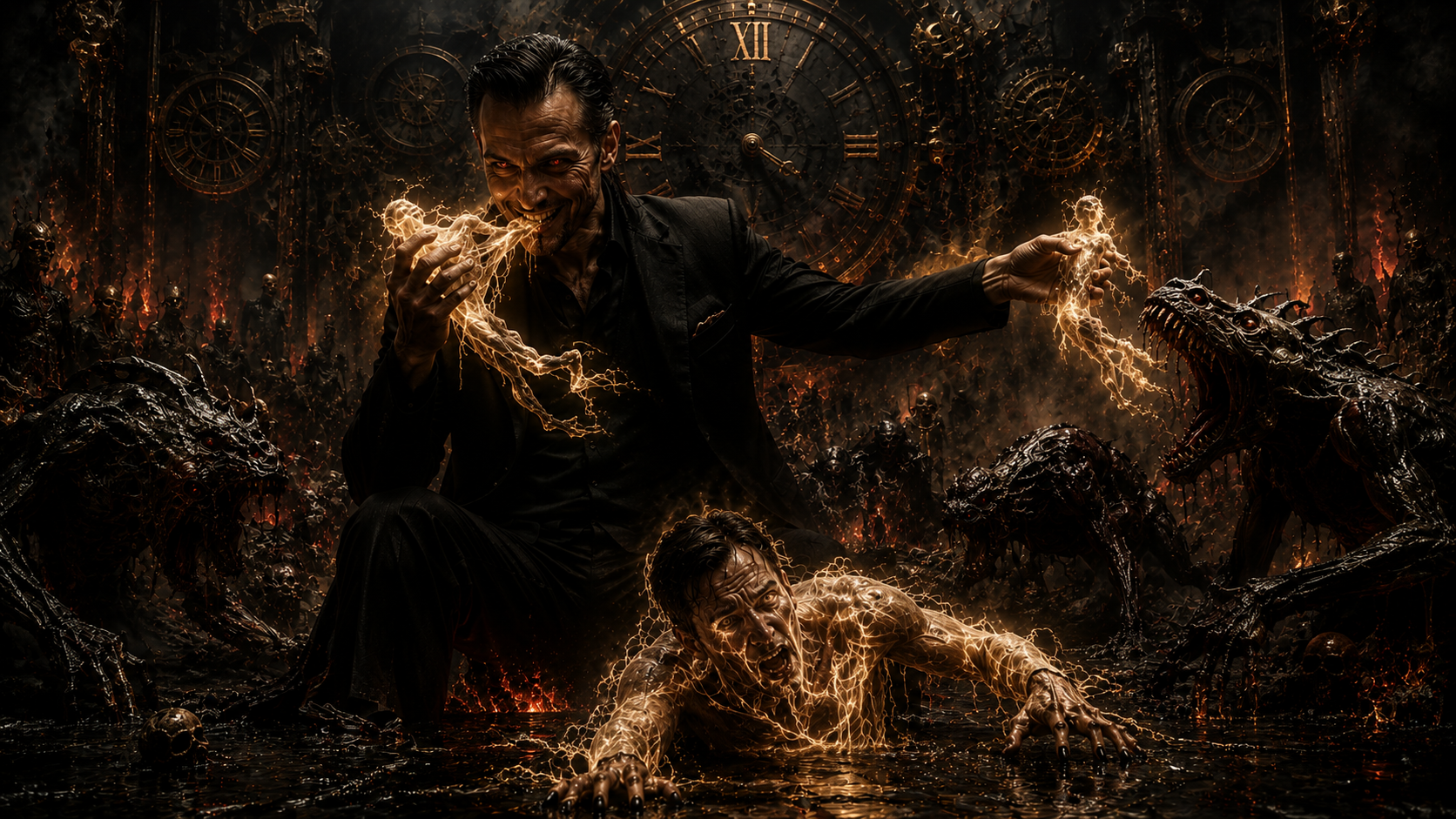 Tortured Souls five by five concept art