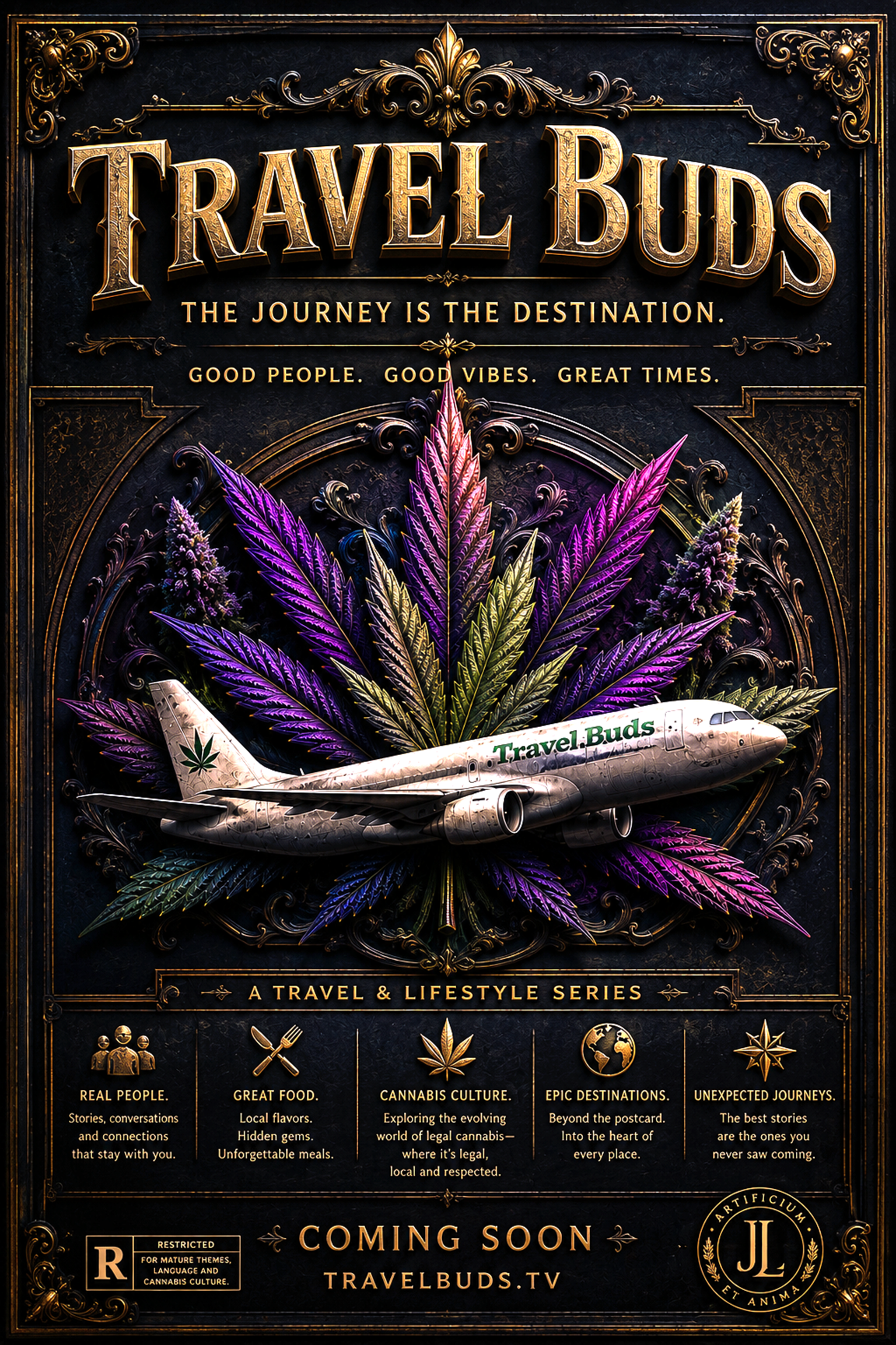 Travel Buds poster art